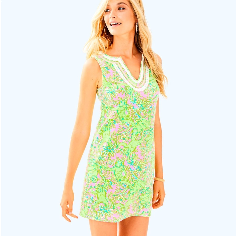 Lilly Pulitzer Harper Shift, Chimply Chic, XL